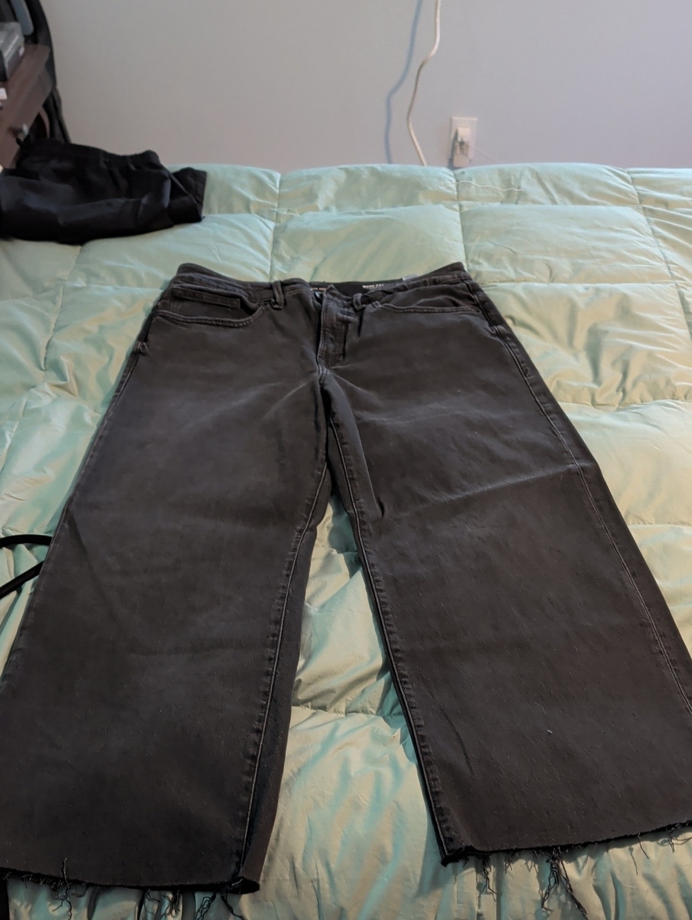 Good American - Good Ease Relaxed Jeans BLACK 🖤
